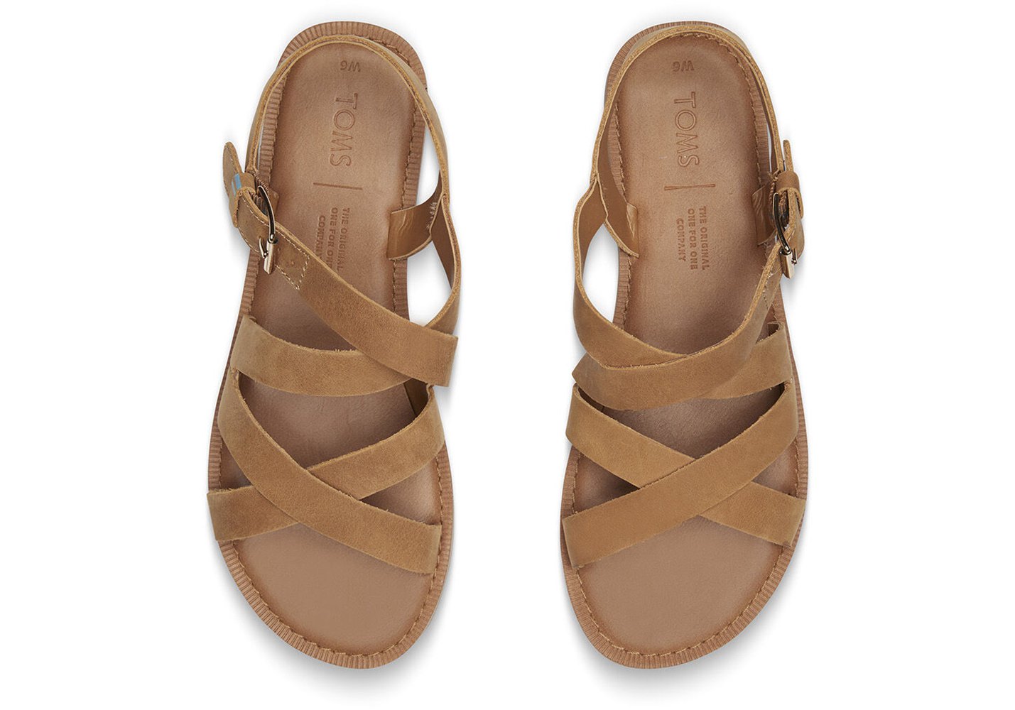 Toms Sicily Sandals Brown - Womens - 97654-DEBG